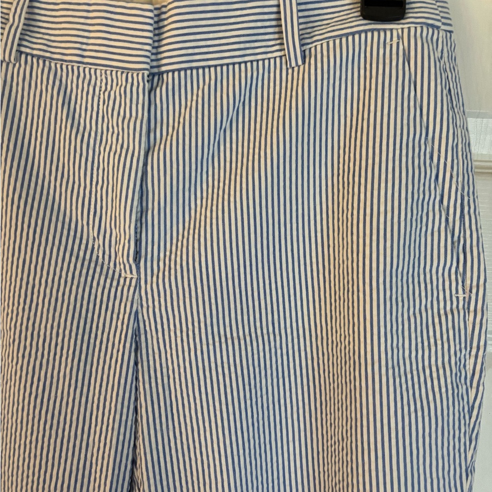 J. Crew Blue and White Striped Trousers - Picture 2 of 5